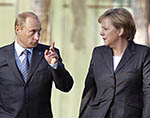 Putin, Merkel Urge Immediate  Ceasefire in Ukraine 